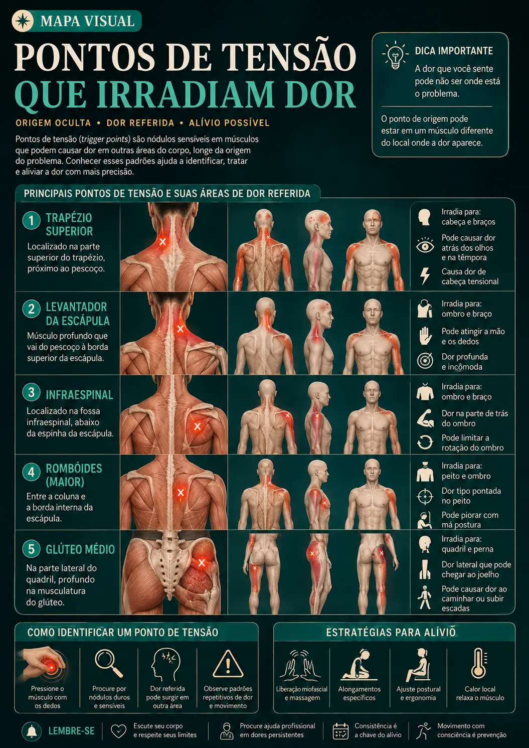 Pontos de Tensão que Irradiam Dor