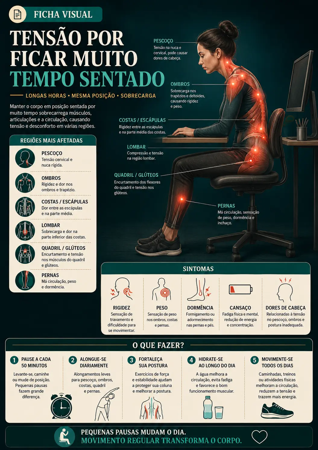 Tensão por Ficar Muito Tempo Sentado